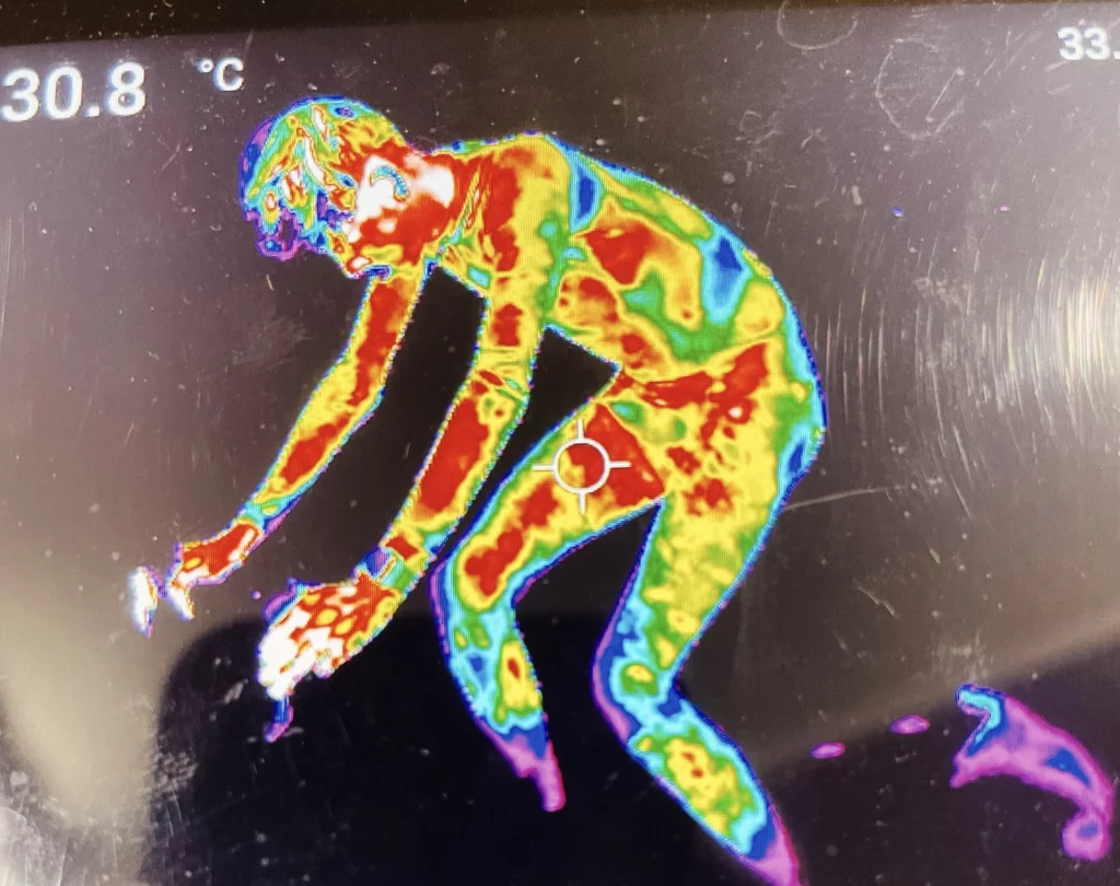 bikefit van staeyen warmtecamera